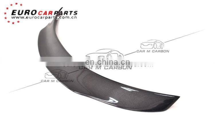 C63 Carbon Fiber rear wing for MB C-class W205 C63 to P-style carbon fiber C63 trunk spoiler fit for W205 C63 14-16y