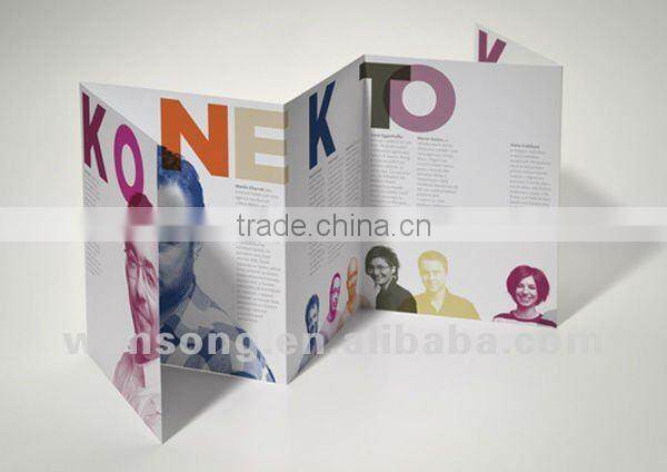 wholesale cheap custom full color flyer, design die-cut flyer printing
