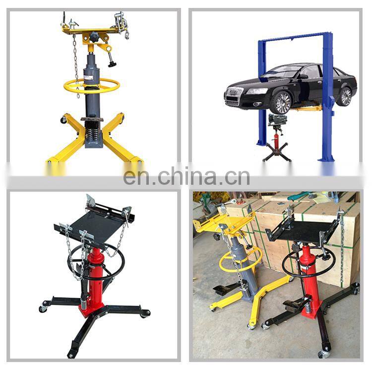 1500LB 2 Stage Hydraulic heavy duty transmission floor jack  Pulley 360 degree