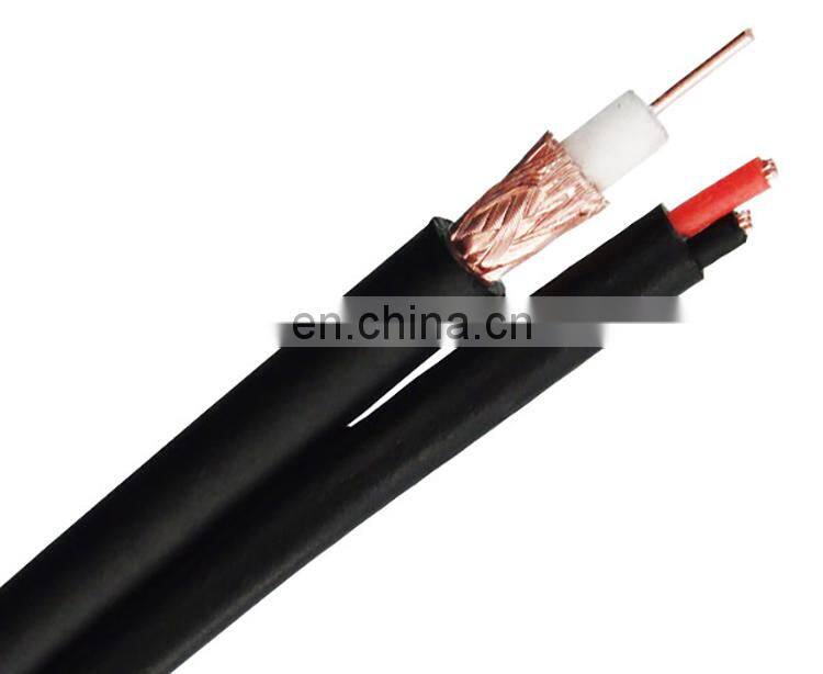 cctv catv camera security RG59/RG6/RG11/RG58 Coaxial Cable With Power 75ohm