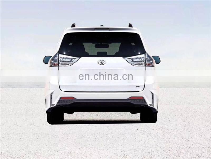 Runde Top Quality Body Kit For 11-20 Toyota Sienna Upgrade LM Style Front Bumper Rear Bumper Engine Hood