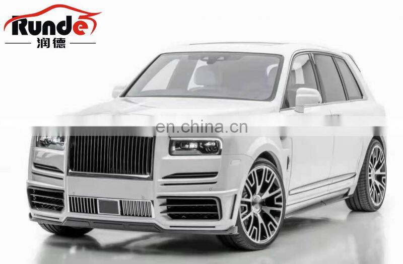 Runde Car Modification Cullinan Update To Mansy Style Car Front Rear Bumper Engine Hood Body Kit For Rolls Royce Cullinan
