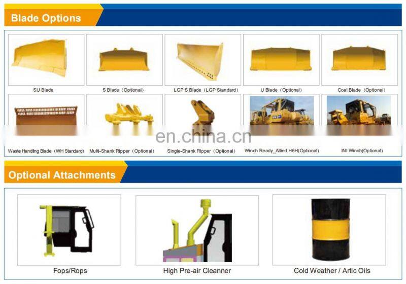 Hot sale 220hp 24 ton crawler bulldozer SEM822D track type tractor dozer with SU blade 6.4m3