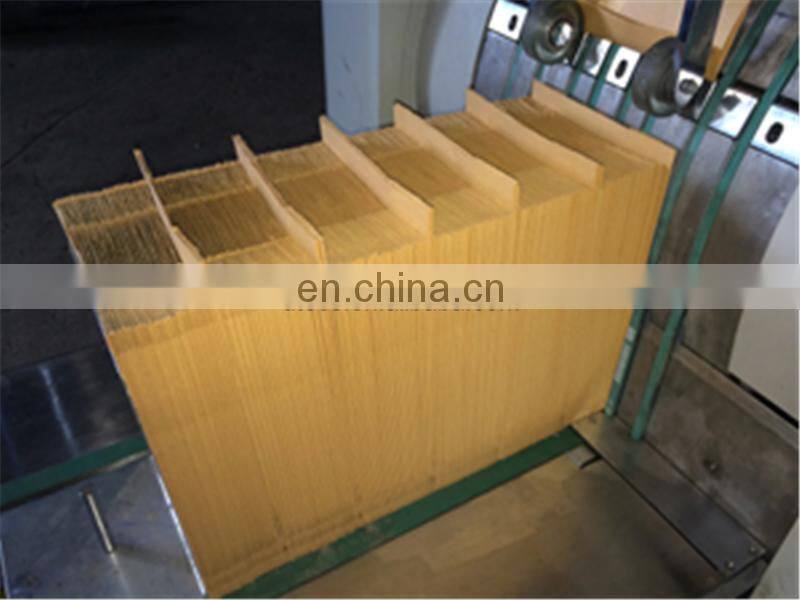 HSD400 Small Mini Used semi Automatic Flat V Bottom Food Shopping Paper Bag Making Machine