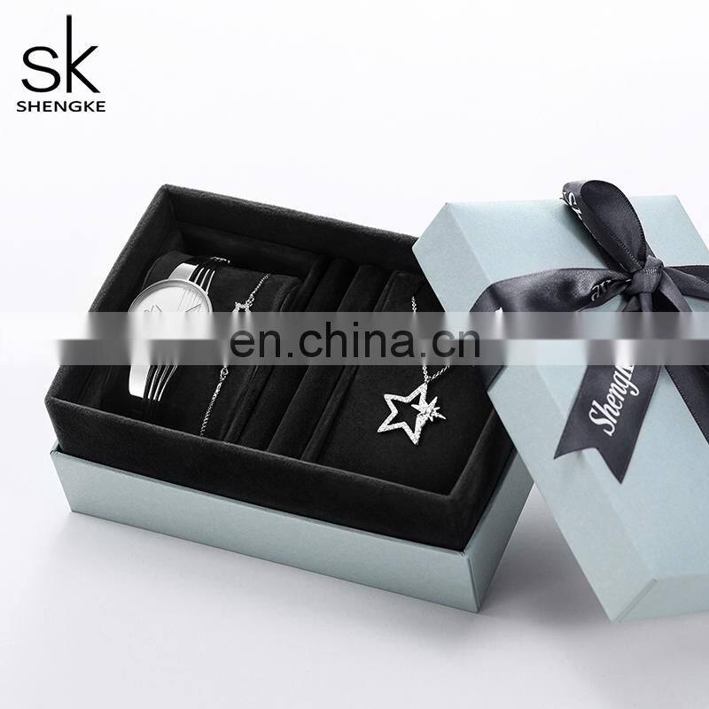 Wholesale Watch Box With Ribbon Red Green Gift Box Customized Logo Paper Wood Velvet Lining Box Sets
