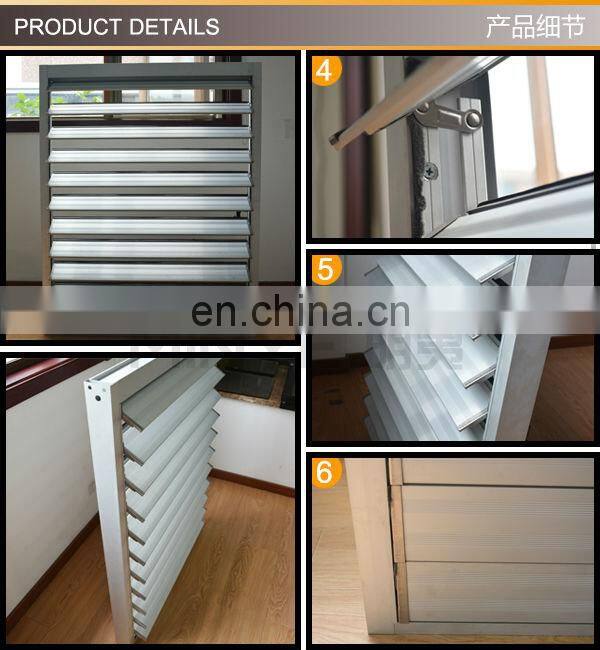 Factory price exterior aluminum window louvers/aluminum window louvers