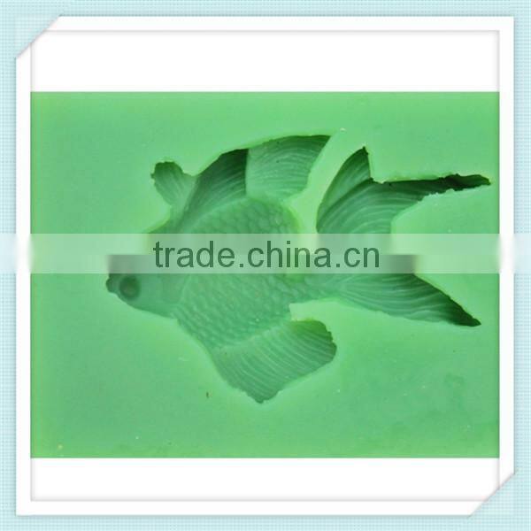 Q0001 fish shape Nicole sugar fondant cake decoration silicone cake molds