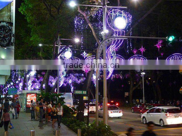 across street light for outdoor decoration light