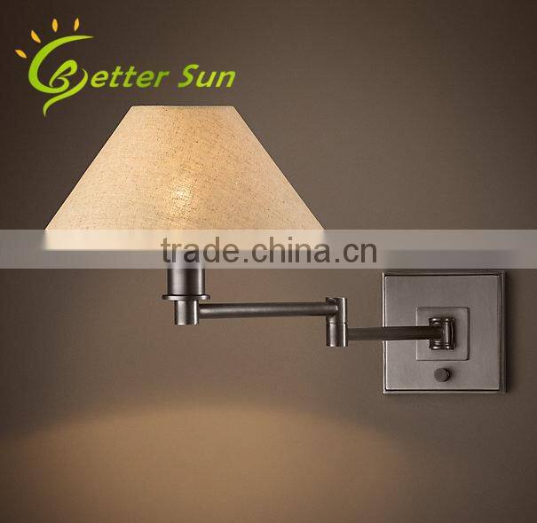 Linen Fabric LED Wall Lack Light/Wall Bracket Light Fitting/Indoor Wall Light