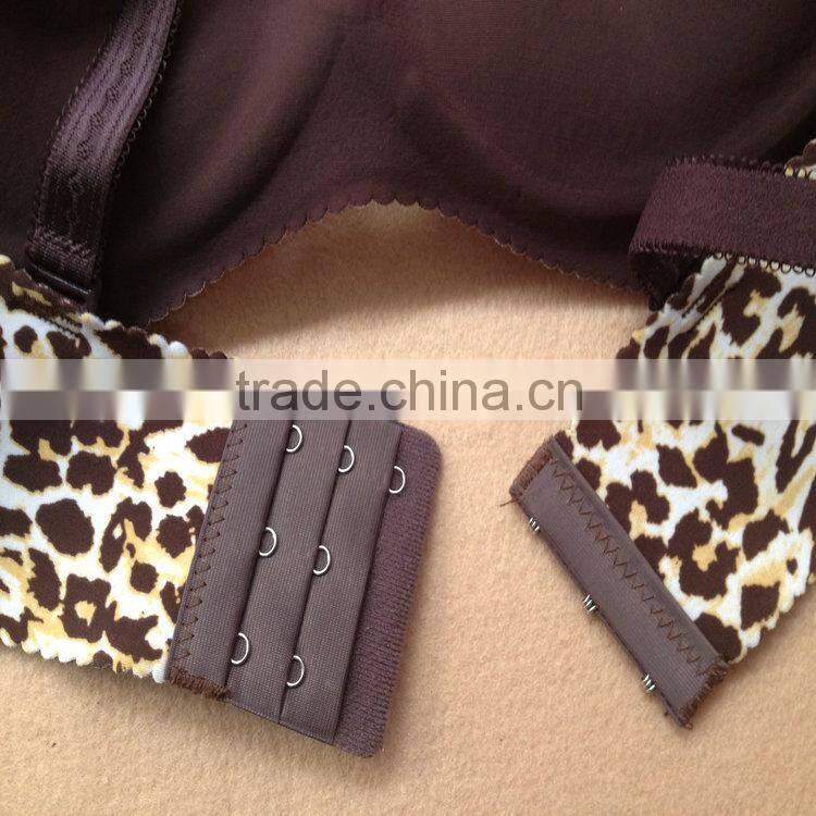 3.85USD 34-38B Cup High Quality Newest Style Hot-Sale Yough Girls Sexy Tiger Push Up Non-trace Bra (gdwx226)