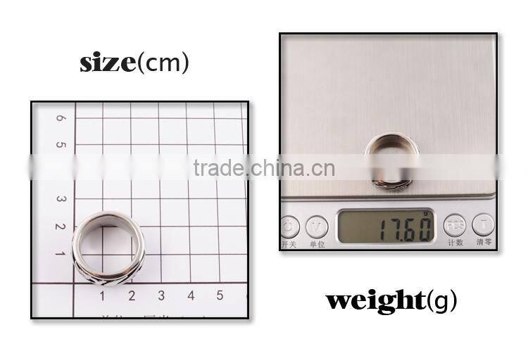 Fashion jewellery silver ring for men cool rings jewelry