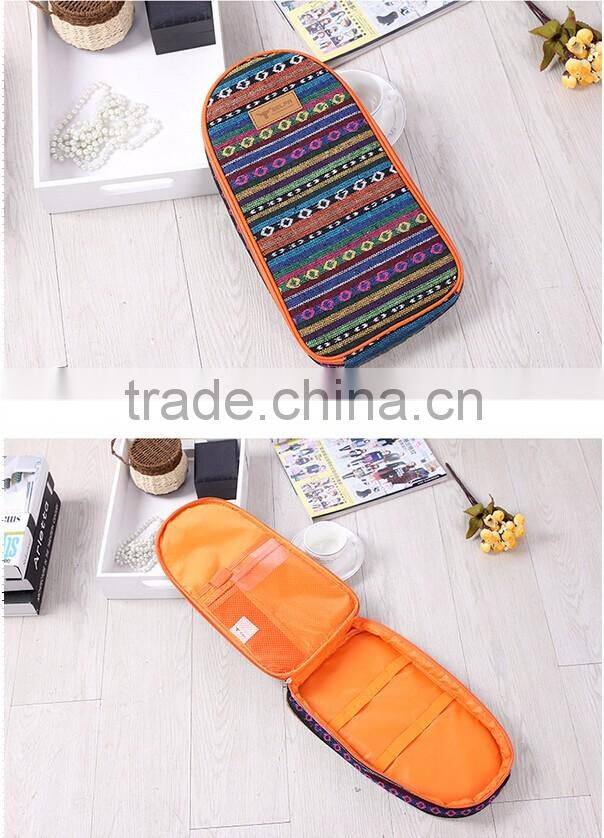 Portable Organizer Travel Camping Tableware Storage Bag Kitchenware Basket