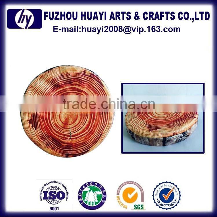 Hot sales 3D waterproof durable soft plush pillow /bolster creative chair seat cushion