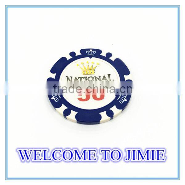 promotional different colors used stickers poker chips for sale