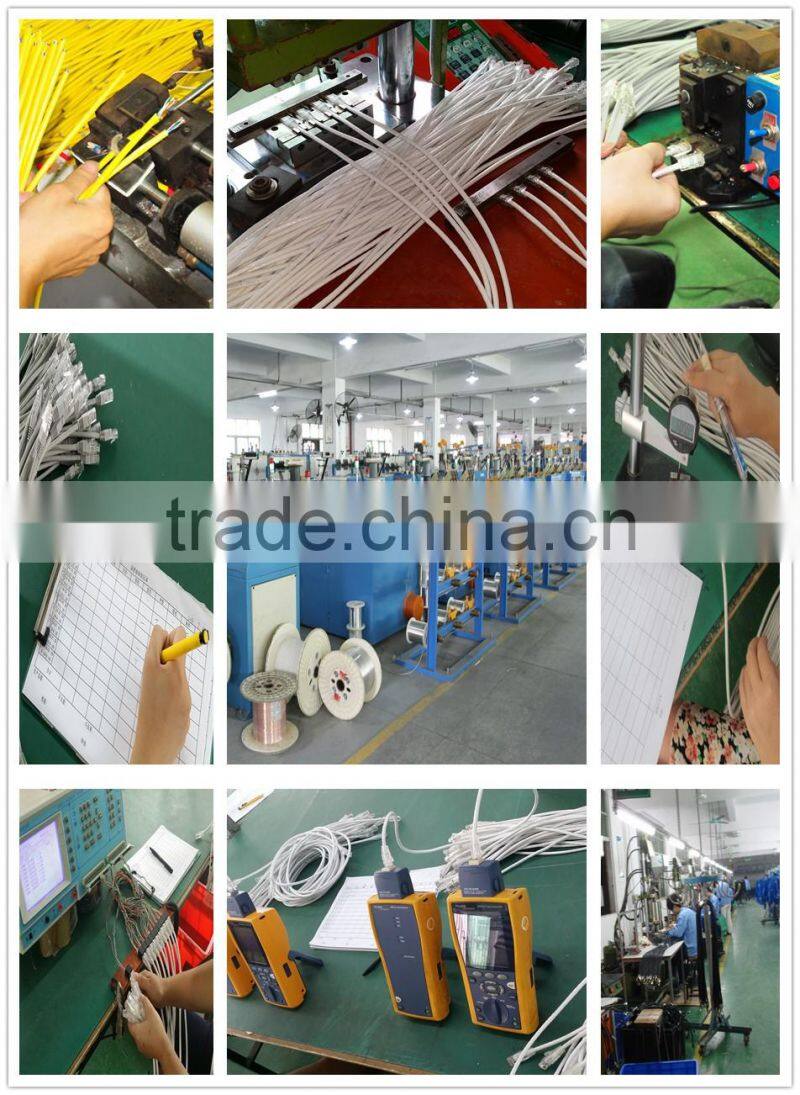 Jumper Cable RJ45 Flat Lan Cable SSTP CAT6a Patch Cord