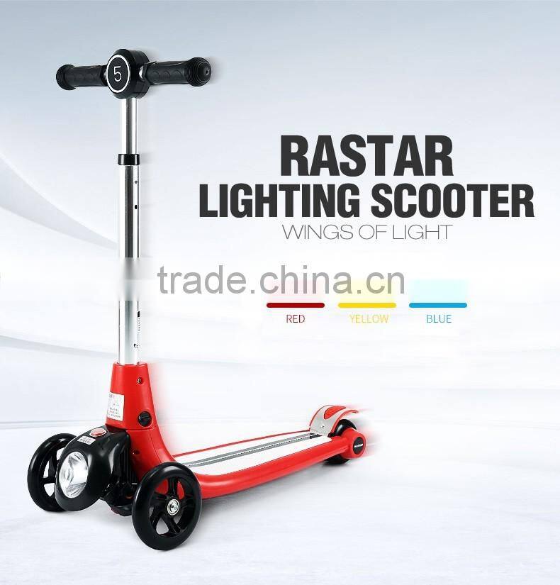 Rastar best gift made in china toy 3 wheel folding kids scooter