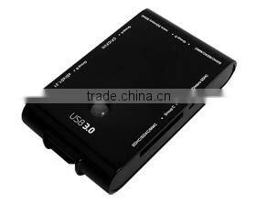 OEM 8 slots usb Super speed USB 3.0 card reader adapter with sd to usb