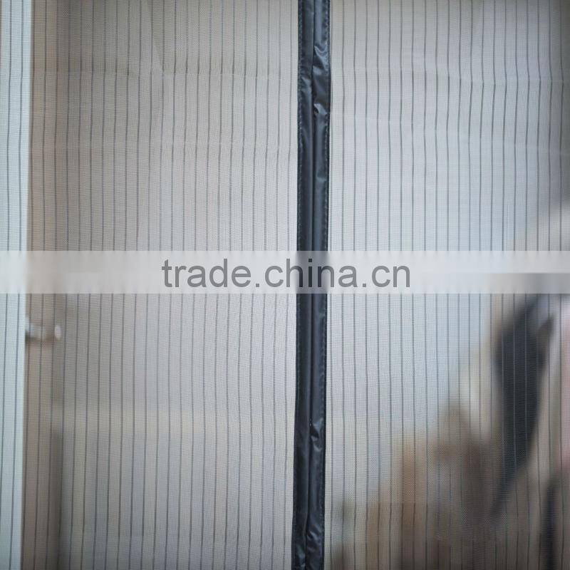black polyester mosquito door screen magnetic