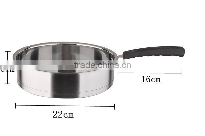 kitchen accessories hot sale Stainless steel frying pan