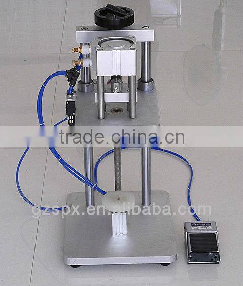 Pneumatic perfume crimping machine