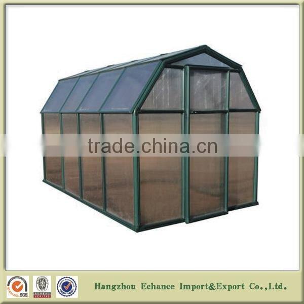 Hot sell cheap Greenhouse/Garden greenhouse/PC board and alu flower house