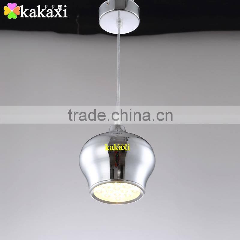 Creative LED Droplight 18W Plating Silver Color Lantern Chandelier Dining Room LED Pendant Lights