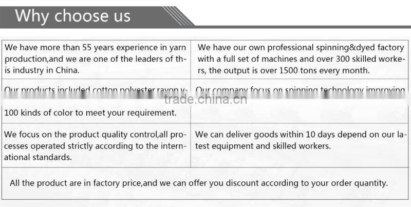 26S/2A 100 knitting acrylic HB dyed yarn