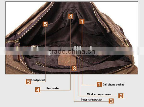Long Strap Messenger Bag, Men Shoulder Bag, Laptop Messenger Bag