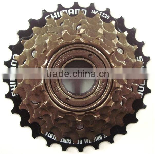Multiple freewheel sprocket for 6-speed