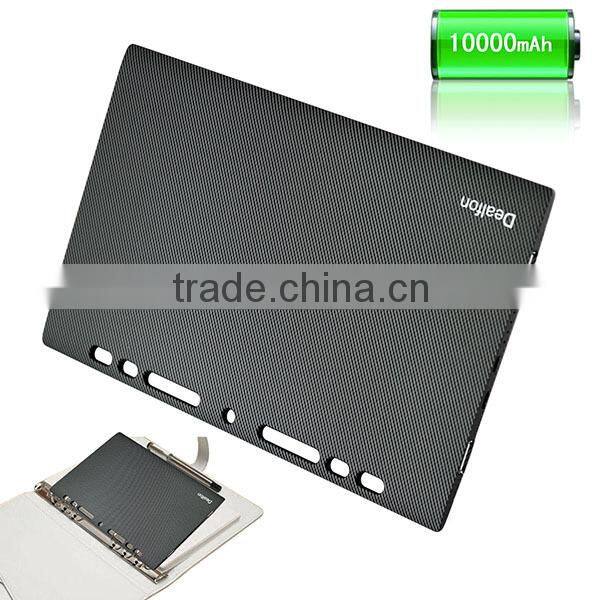 10000mAh Ultra Thin Dual USB Port Tablet PC External Charger Power Bank