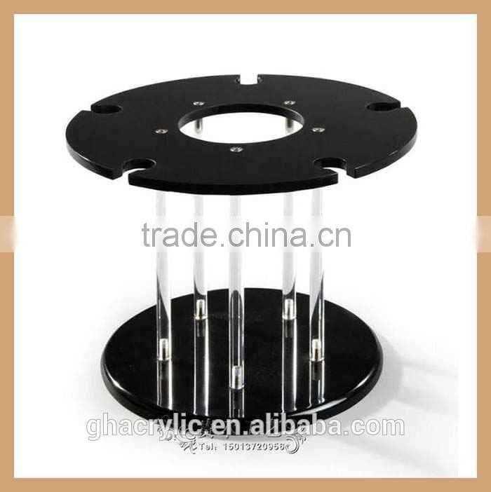 black color acrylic wine stand display rack