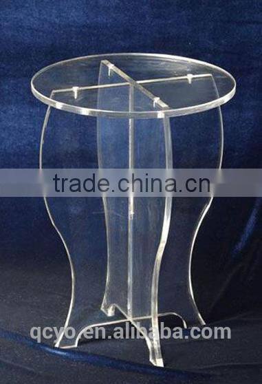factory crystal acrylic table for writting driking
