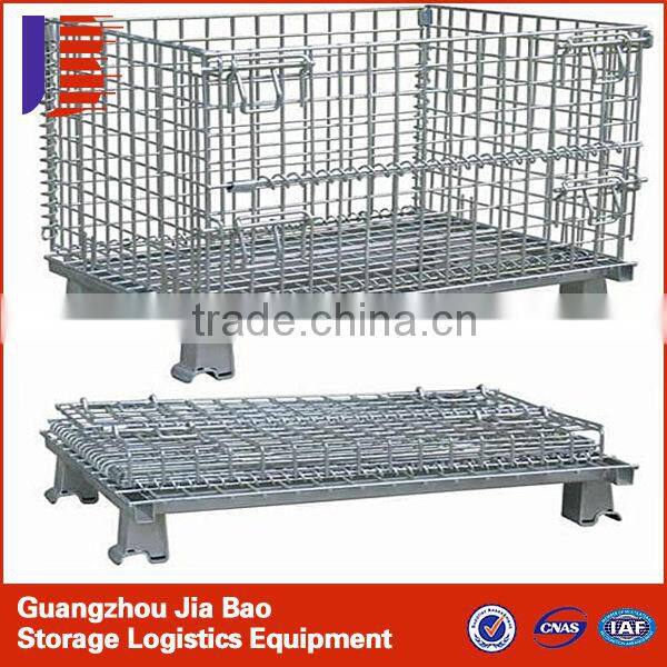Guangzhou New design Stackable cage/Storage cage/Wire mesh carrier/Mesh container