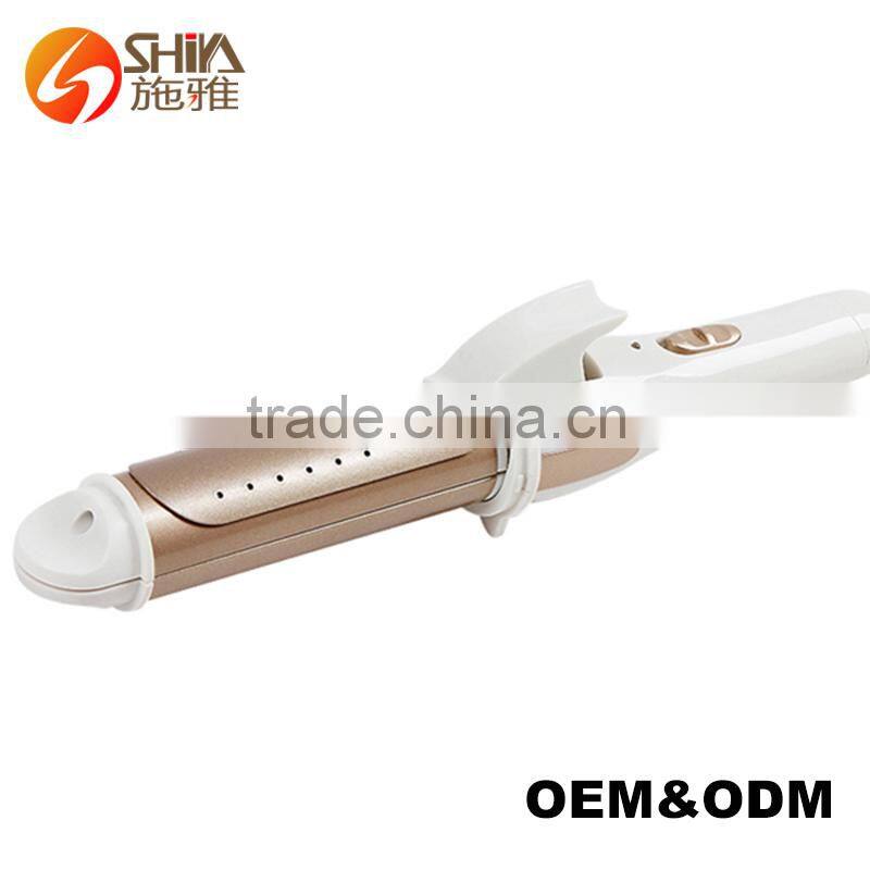 Hot selling 2 in 1 mini hair curler free sample curling iron with usb powered cord and hair straightener with cover
