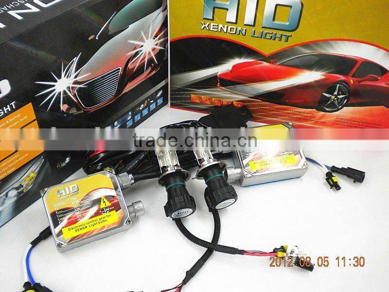 New high quality H4 car light HID xenon lamp kit 35W 55W 75