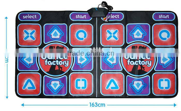 8bit 16bit 32bit TV PC USB Game Dance Pad for TV PC Yoga Sport Twin Dance Mats