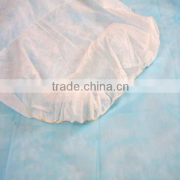 PP/SMS nonwoven fabric for diposable environtmentally flat sheet