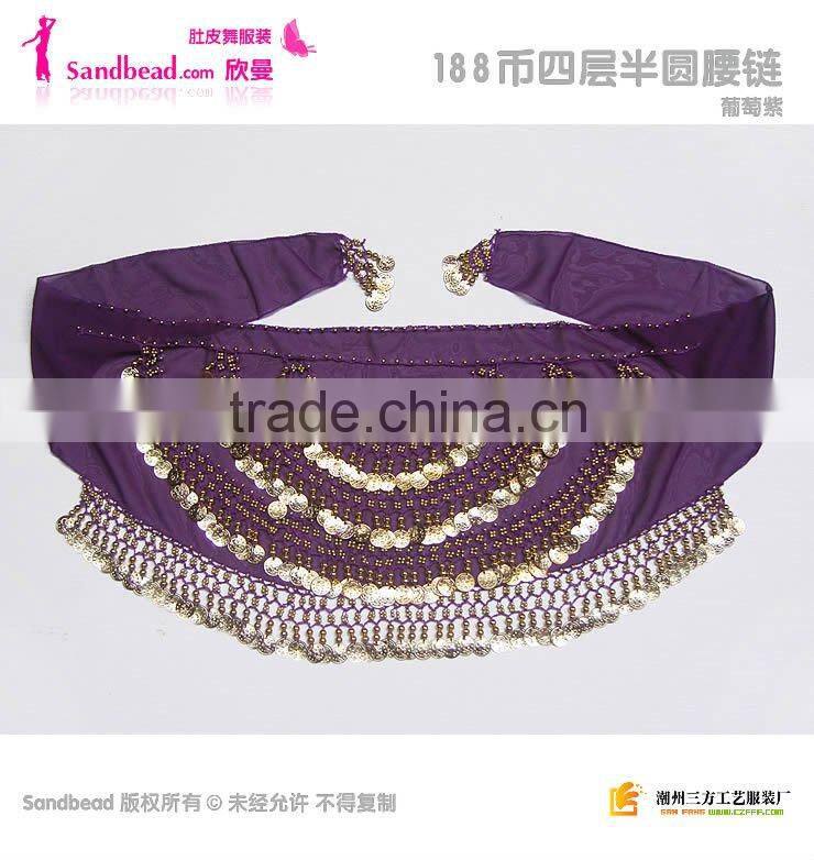 professional bellydance hip scarf