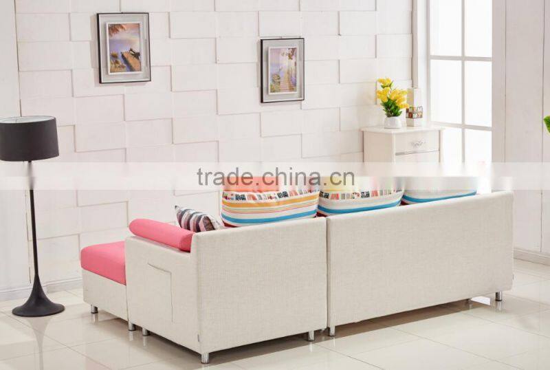 folding corner sofa cum bed with storage