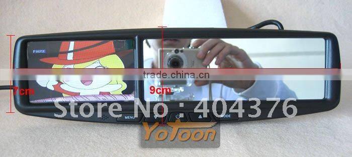 Manufacturer 4.3 inch car tft lcd rear view monitor