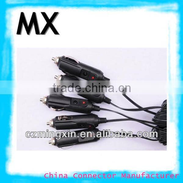 12V ac adapter american style LED light plug cigarette lighter plug cigarette lighter plug cigarette lighter car