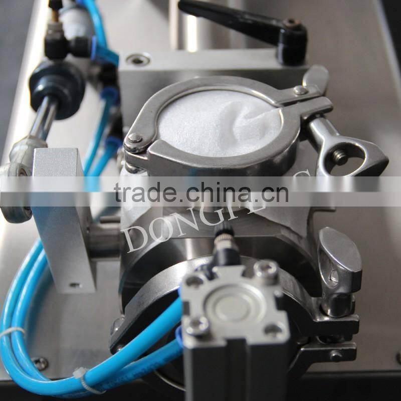 2016 design SS 304/316 semi-automatic particle sauce liquid filling machine-SGF