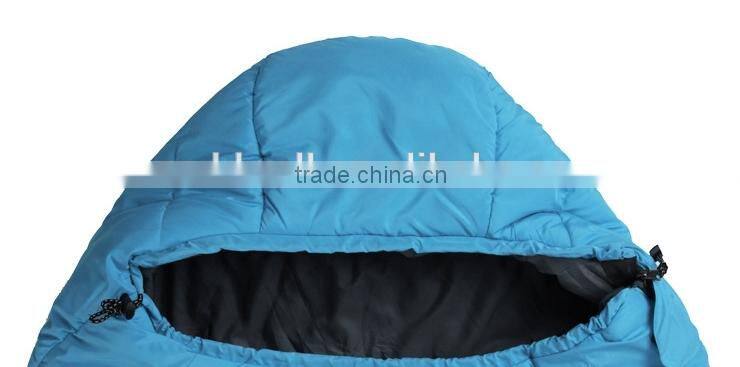 Outdoor super light camping mummy organic cotton sleeping bag