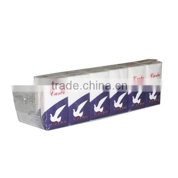 Pocket Facial Tissue Paper with logo printed Hankies Handkerchief