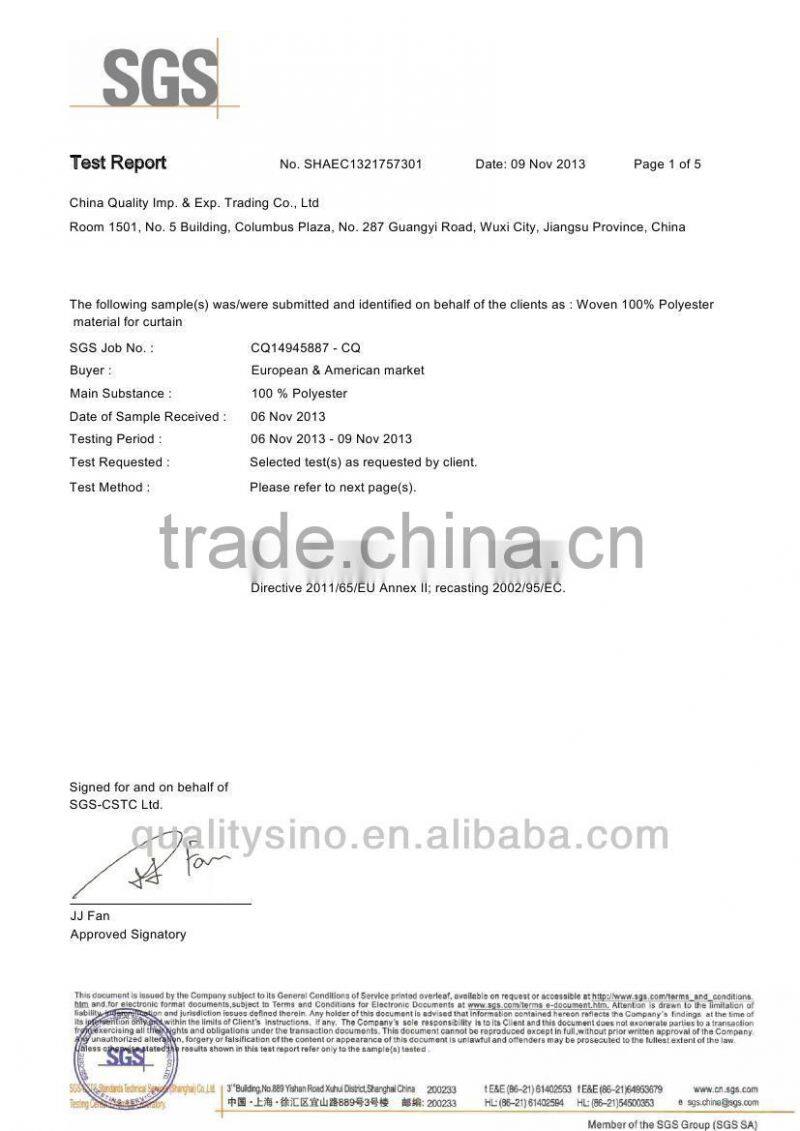 Custom new design high quality curtain decorative zebra blind