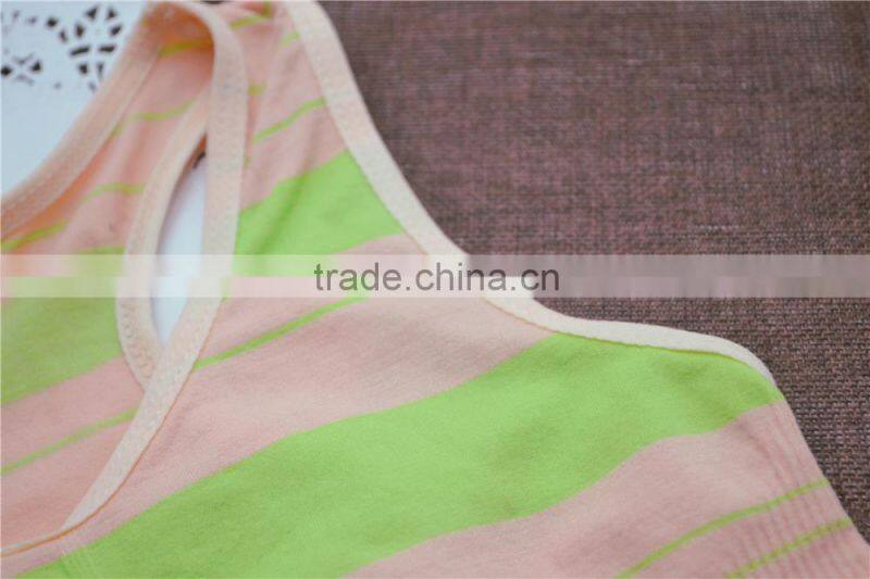 Sexy Seamless Sport Yoga Crop top young Children's Underwear