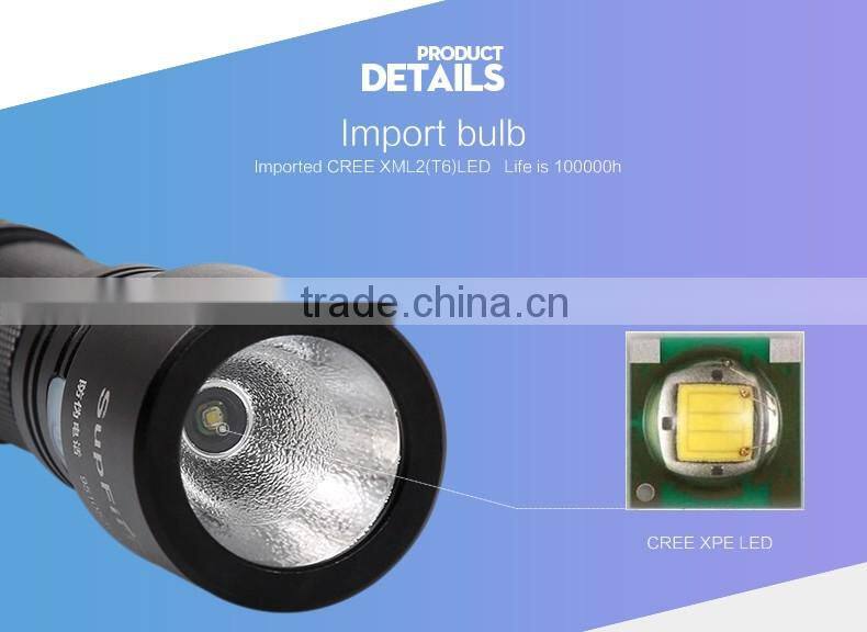 Supfire Hot sale High Quality LED Flashlight With USB Charger