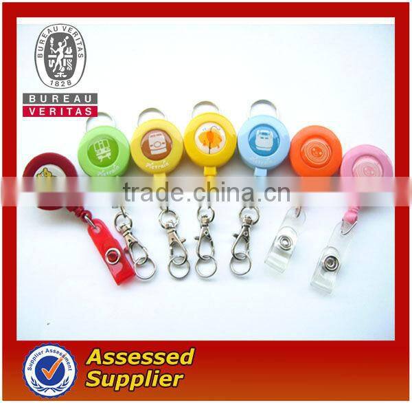 2013 hot office&supplies plastic badge holder with line on bottom