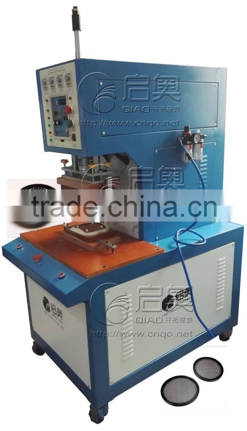 Speaker mesh implant machine, high frequency horn mesh welding machine