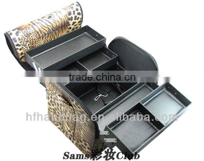 2013 newest high quality multilayer cosmetic case,lady's cometic bag